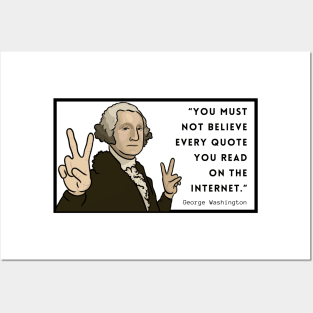 Funny Quote: George Washington Posters and Art